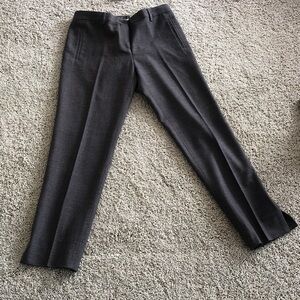 Etro Women's Tailored Dark Charcoal Luxury Dress Trousers Pants, Size 8 (US)